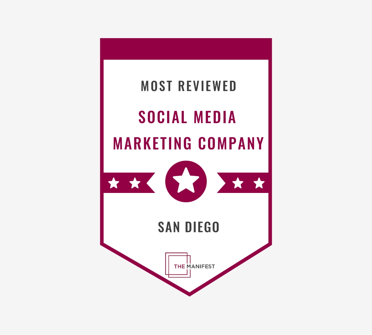 The Manifest Names Noble Intent Studio as one of the Most Reviewed Social Media Agencies in San Diego